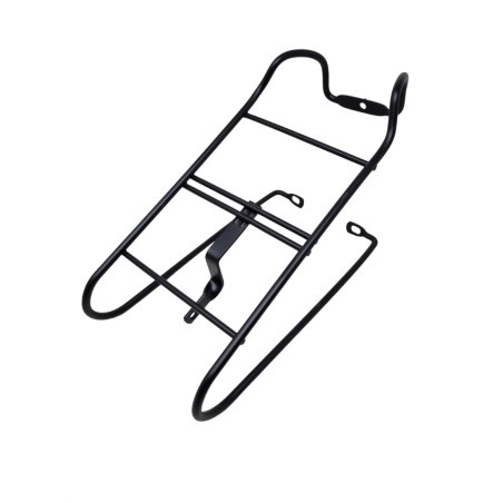 PORTACESTINO IN FERRO NERO CON ATTACCO FRENO V/BRAKE.