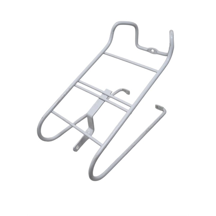 PORTACESTINO IN FERRO NERO CON ATTACCO FRENO V/BRAKE.