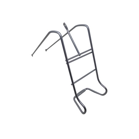 PORTACESTINO IN FERRO GRIGIO C/ATTACCO FANALE