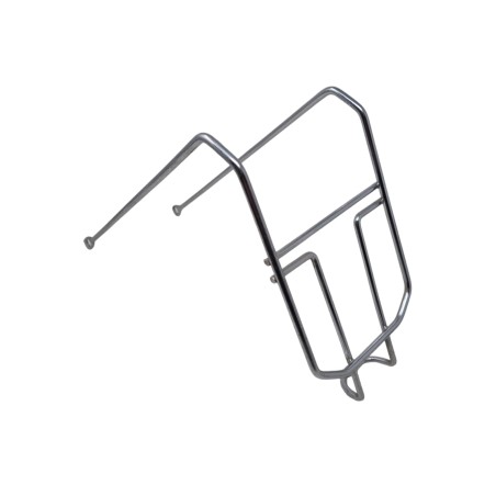 PORTACESTINO CROMATO PER BICI 24