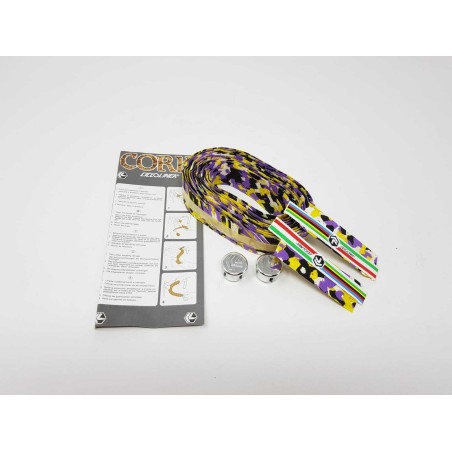 NASTRO MANUBRIO CICLOLINEA VIOLA/BIANCO/GIALLO/NERO