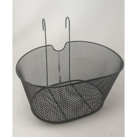 CESTINO ANTERIORE NERO CON GANCI MEDIO