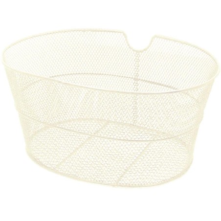CESTINO ANTERIORE OVALE CREMA  SENZA GANCI