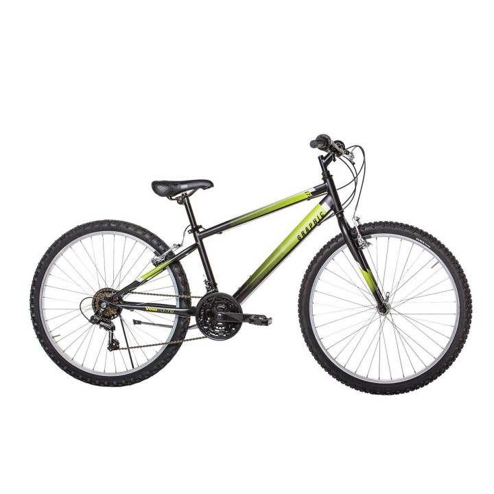BICI 26 MTB GRAPHIC 18V BLACK-GREEN