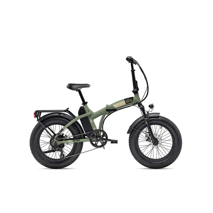 BICI 20 FAT BIKE N VER 48V  12.8 Ah GREEN MATT VELOMARCHE
