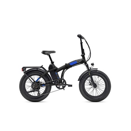 BICI 20 FAT BIKE N VER 48V  12.8 Ah BLACK BLUE VELOMARCHE