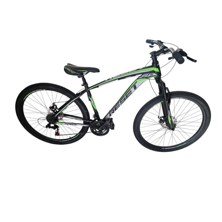 BICI 27,5 RESET DEREK 21V FRENI A DISCO MECCANICO NERO GIALLA