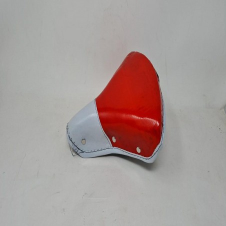 SELLA SAMRA DOPPIA MOLLA BIANCO/ROSSO !