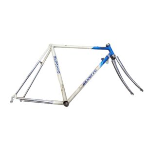 TELAIO_ACCIAIO_CORSA_BENOTTO_CON_FORCELLA_BIANCOBLU_USATO_H56X56